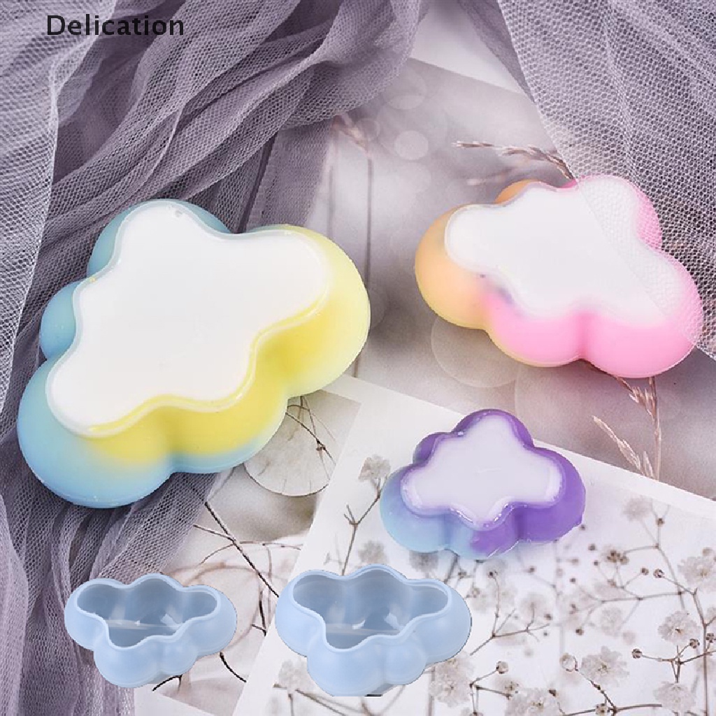 Khuôn silicone làm bánh kẹo hình đám mây 3D xinh xắn