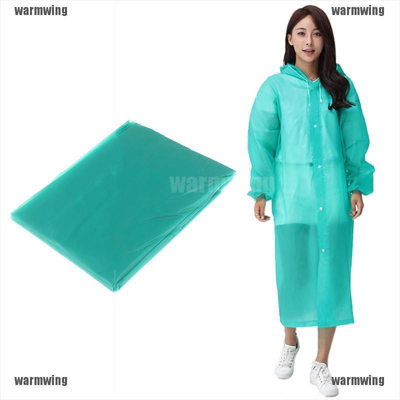 Áo Mưa Poncho Trong Suốt Có Nút Gài Tiện Dụng