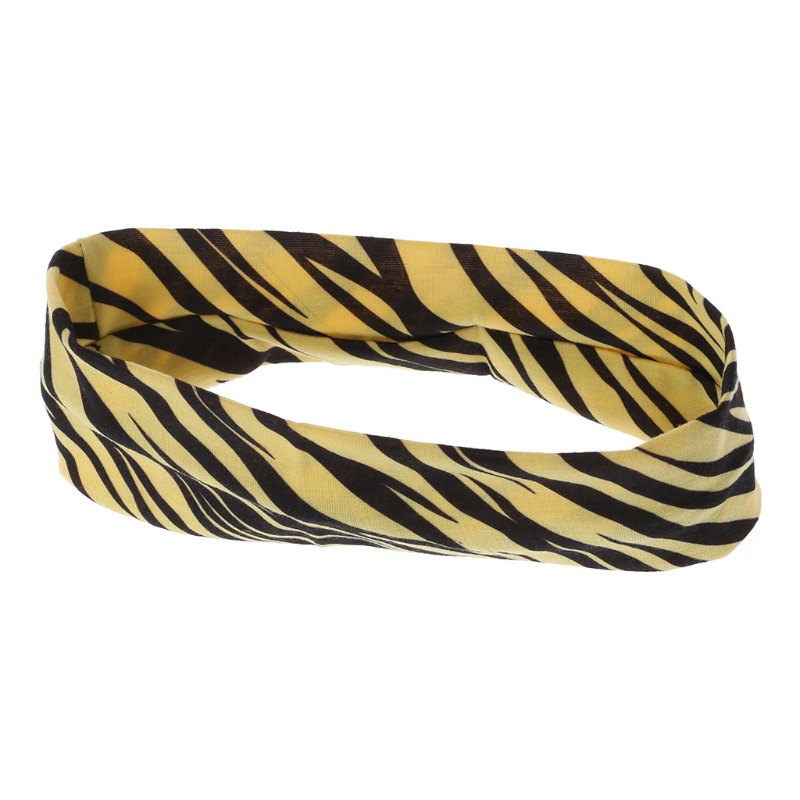 Băng Đô Co Giãn Thấm Hút Mồ Hôi In Họa Tiết Ngựa Vằn Cho Nữ Tập Yoga