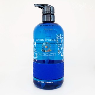 Sữa tắm nước hoa pháp revitalite evolution xanh 800ml