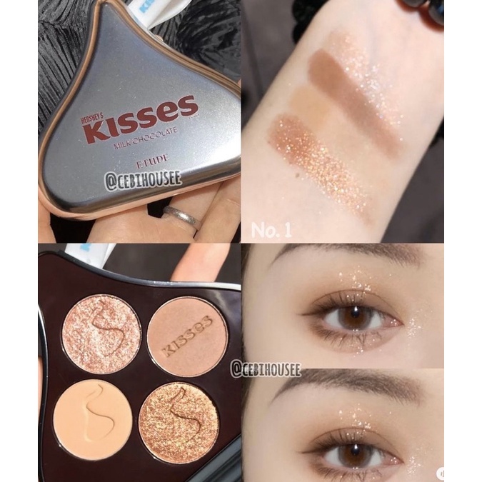 Bảng phấn mắt Etude House × Hershey Kisses