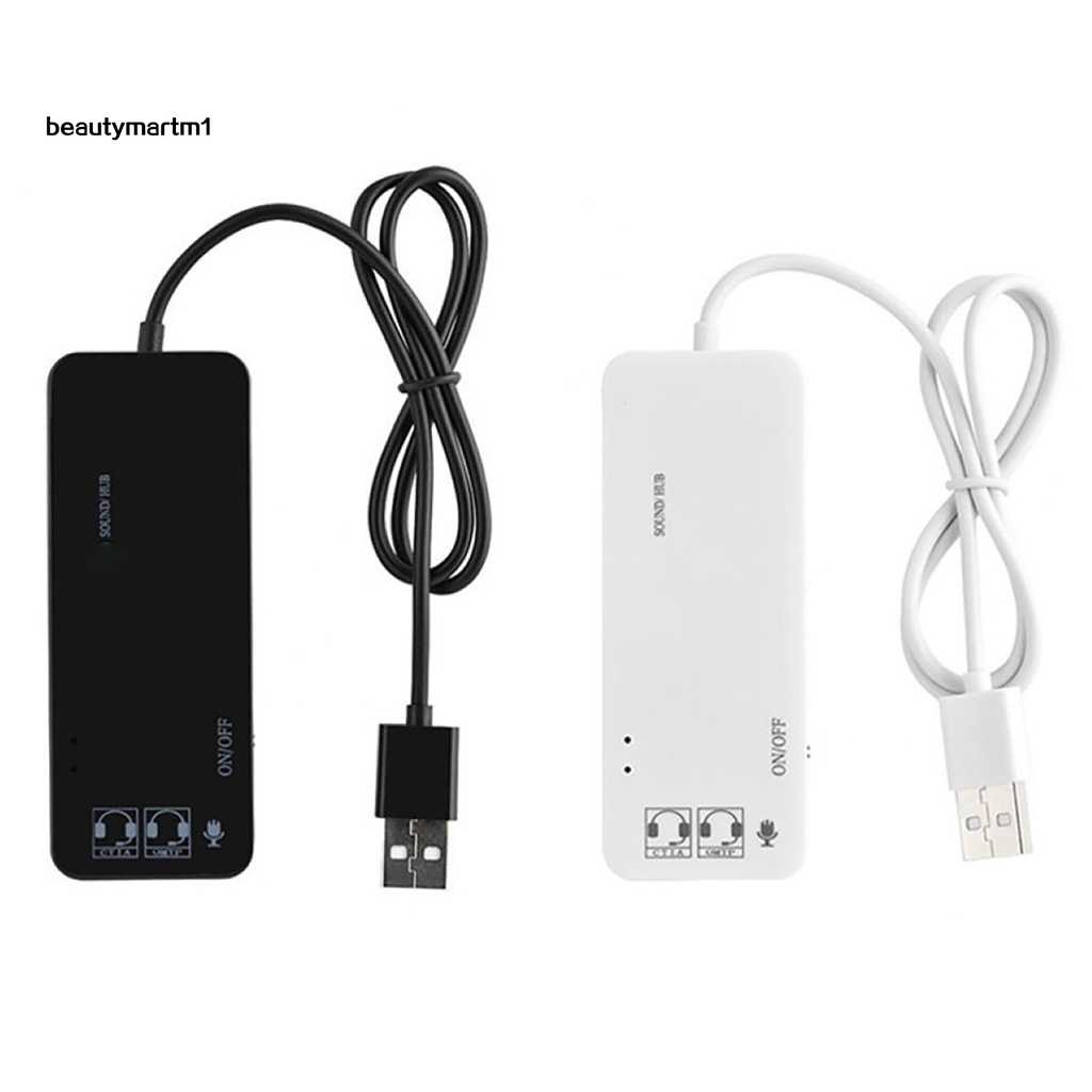 Bộ Chuyển Đổi Thẻ Âm Thanh Ngoài 7.1 Kênh 3 Cổng Usb Cho Pc Laptop