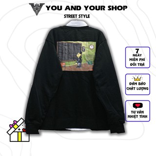 Áo sweater nam nữ YAYSHOP dáng rộng unisex chất nỉ dày dặn in chữ OF KICKS
