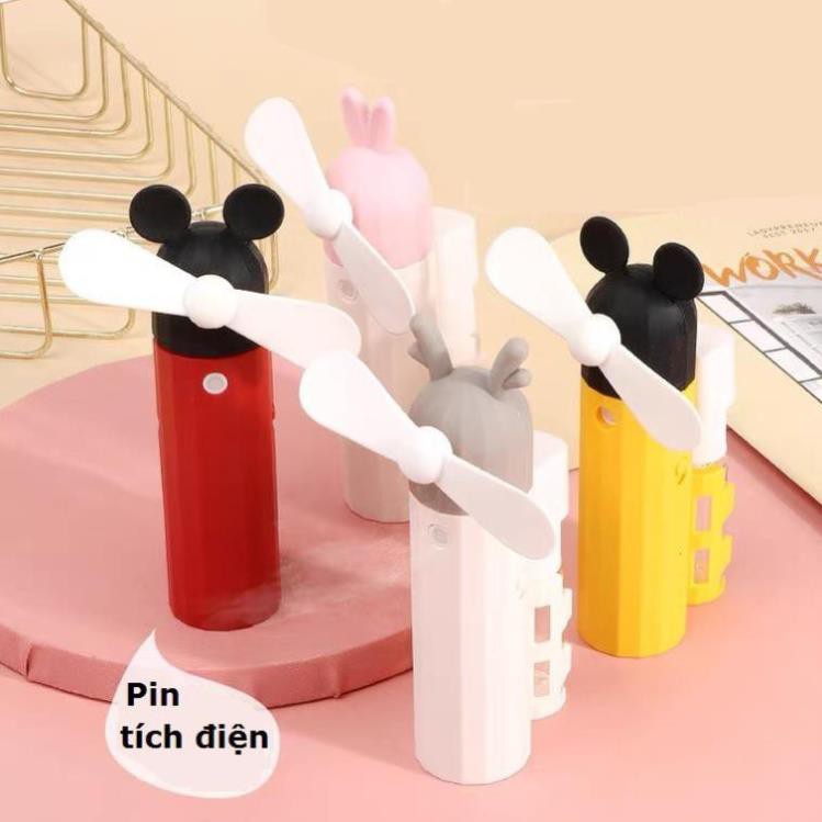 [HÀNG CAO CẤP] Quạt cầm tay phun sương để bàn nhỏ gọn pin sạc tích điện Gutek F11 _ALADIN-SHOP | BigBuy360 - bigbuy360.vn