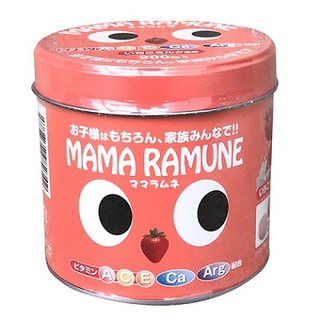 Kẹo cho bé  biếng ăn Mama Ramune của Nhật Bản 200 viên