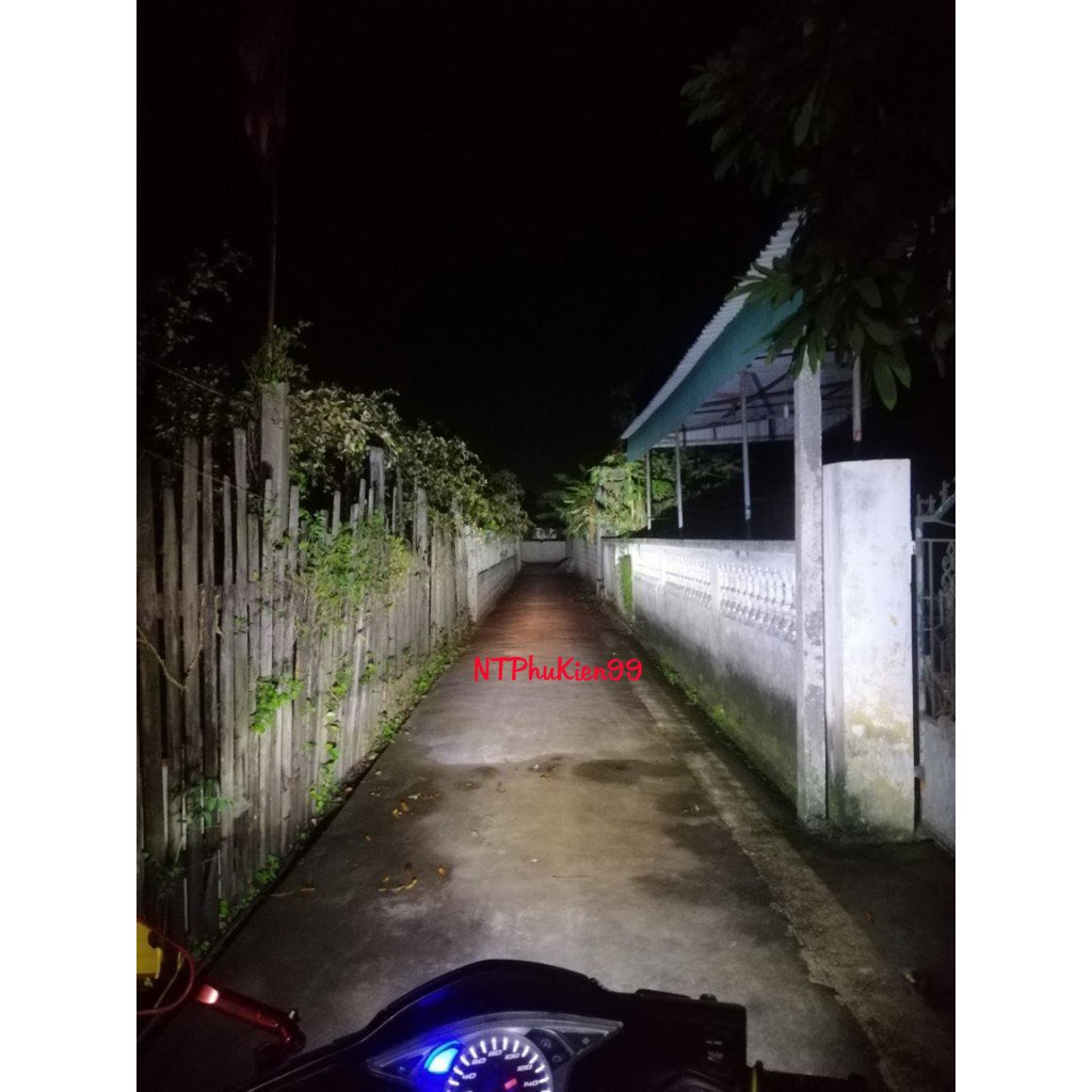 Bóng đèn pha LED xe máy 3 tim C6 - X7S - Siêu sáng - siêu gom