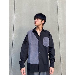 Áo sơ mi phối nhung // M4 Outfit