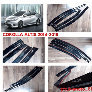 Vè che mưa Corolla Altis 2014-2018  ❤️Freeship ❤️ Bằng nhựa dẻo cao cấp