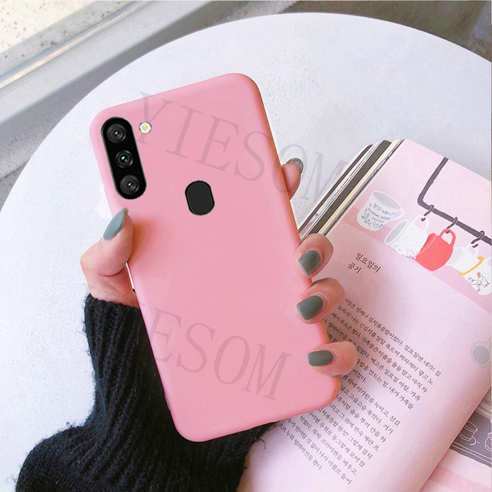 Ốp điện thoại silicon TPU mềm nhám cho Samsung Galaxy A11