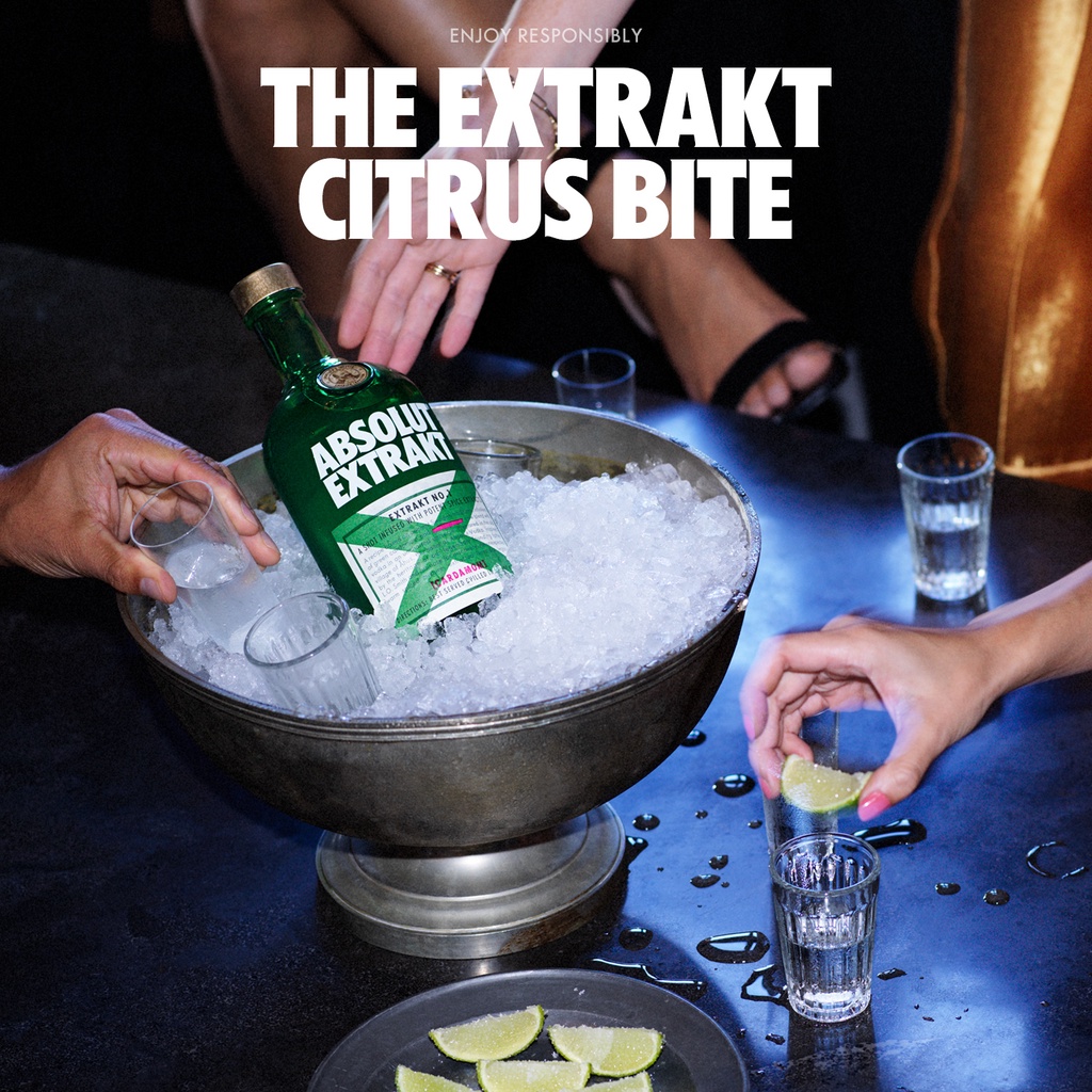 Rượu Vodka Absolut Extrakt nồng độ Alc 35.0% 700ml Không Kèm Hộp