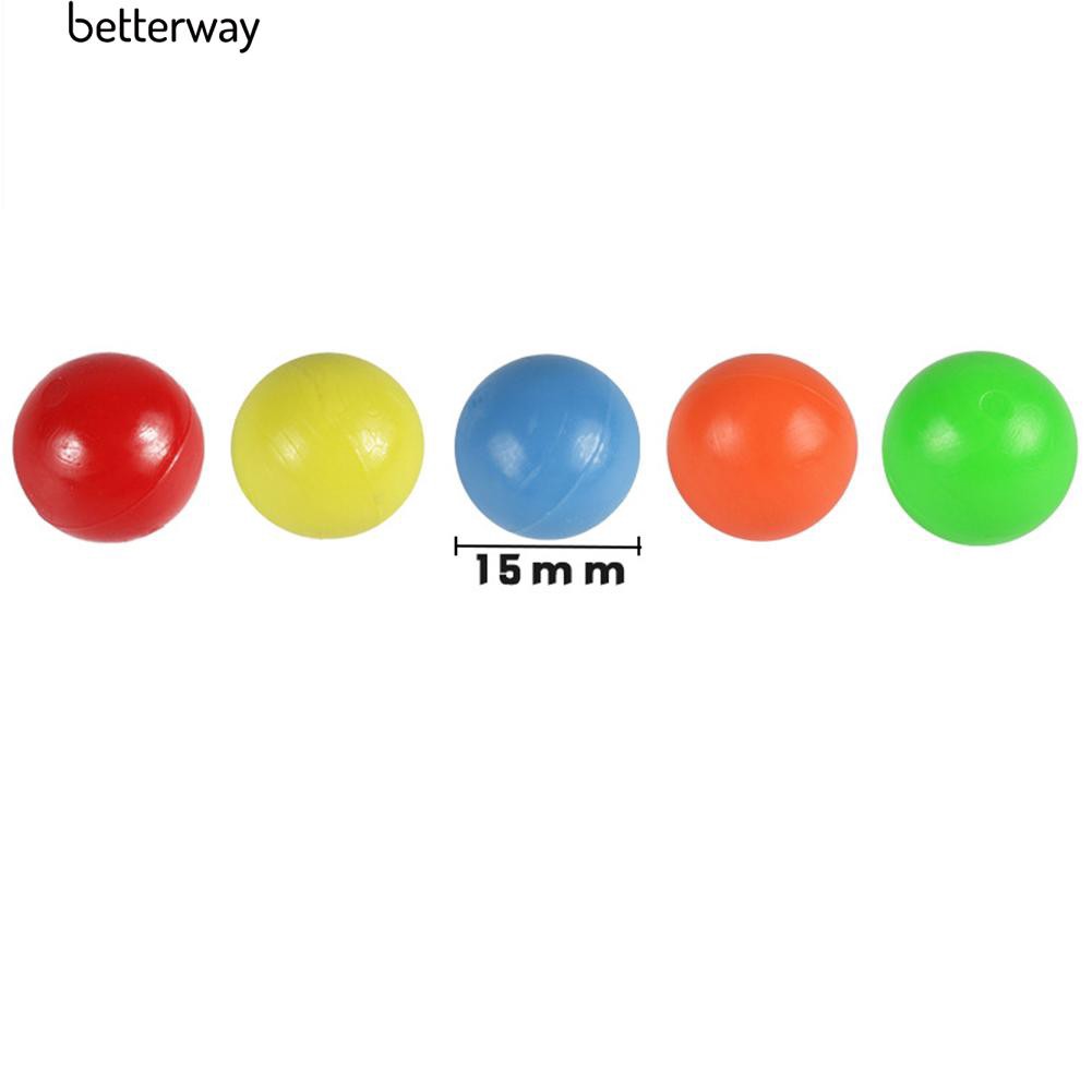 Set 100 quả bóng bằng nhựa kích thước 15mm dành cho bé