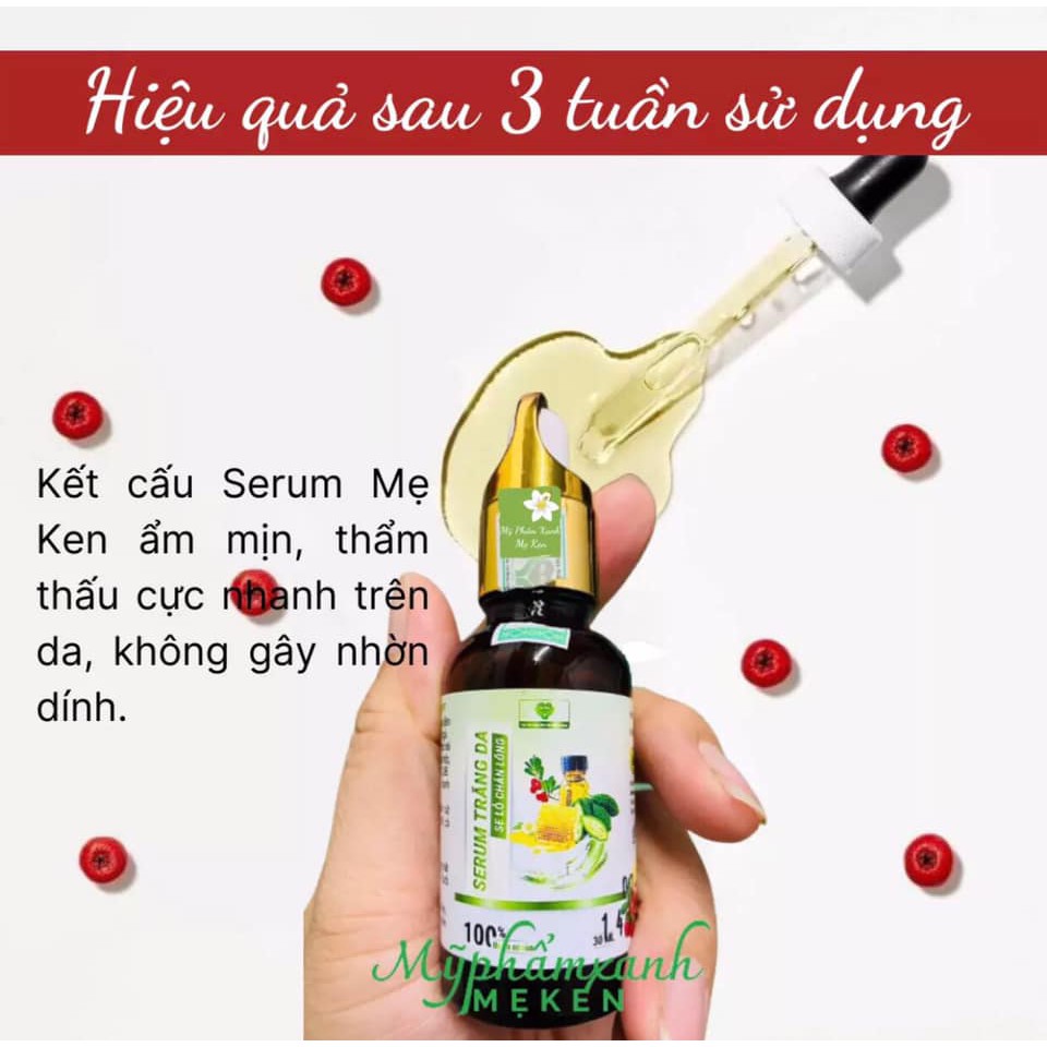 Serum trắng da se lỗ chân lông Mẹ Ken