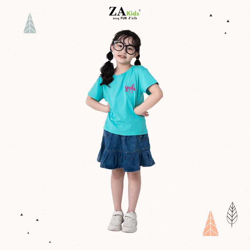 Áo Thun Tay Ngắn Cho Mẹ Và Bé Gái  ZA Kids ZA22209TN