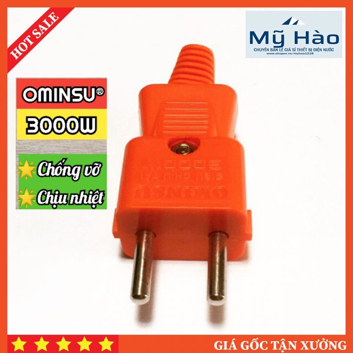 Phích cắm điện chịu tải công suất 3000w Ominsu