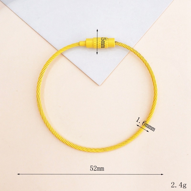Móc vòng tròn nhiều màu 5cm
