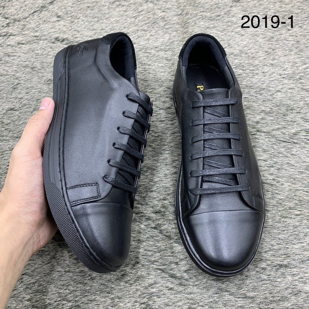 Giầy thể thao/sneaker nam da bò đế cao su đúc