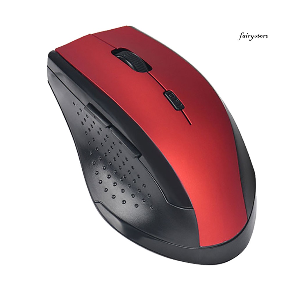 Chuột Gaming Fs + Pc Không Dây 3200dpi 6 Phím 2.4ghz