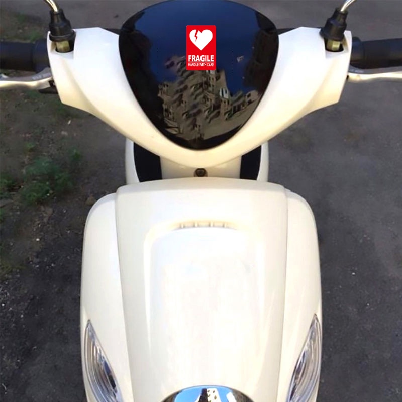 &quot;FRAGILE&quot; Hình dán cảnh báo &quot;XỬ LÝ VỚI CHĂM SÓC&quot; Decal phản quang Xe mô tô xe máy xe đạp Vỏ trầy xước Đề can dán