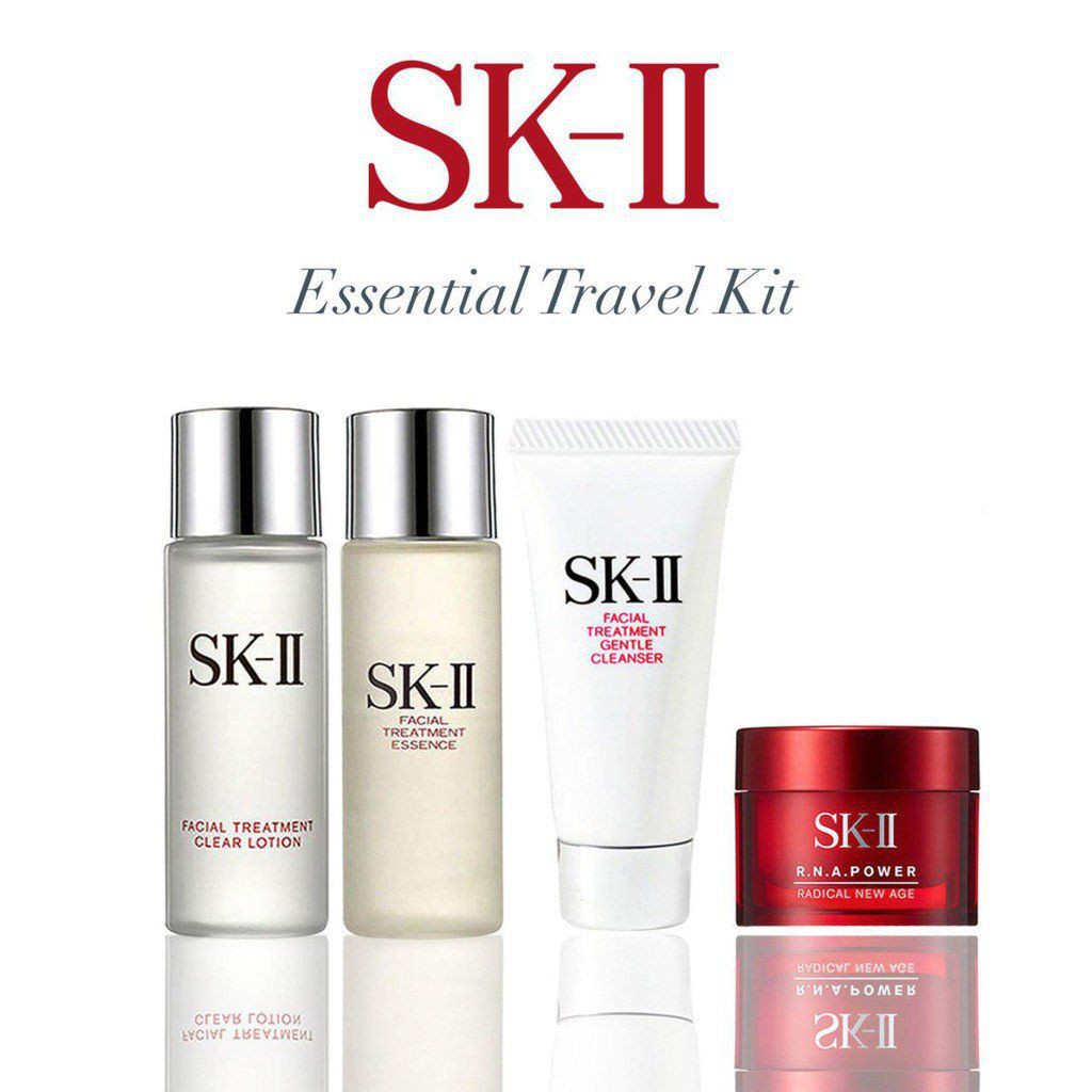 Bộ 4 Sản Phẩm Dưỡng Da SK-II Essential Travel Kit