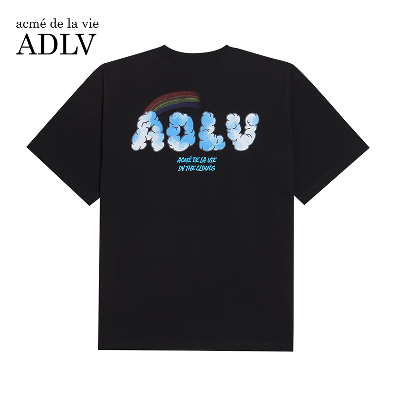 ADLV Áo Thun Ngắn Tay Dáng Rộng Cho Nam Và Nữ