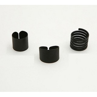 Set nhẫn 3 chiếc bản to màu đen