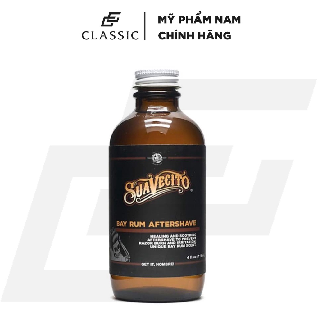 Dưỡng Da Sau Cạo Suavecito Bay Rum Aftershave