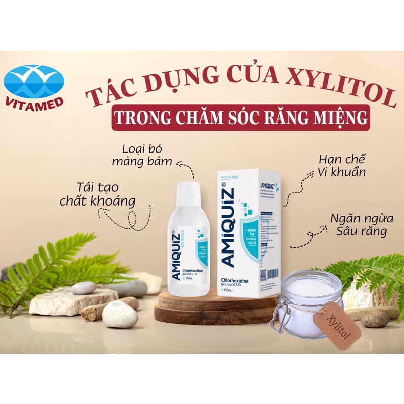 Nước súc miệng AMiQUiZ 250ml