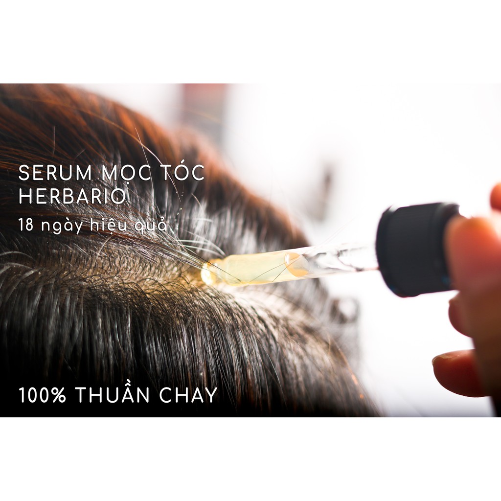 Serum tinh dầu vỏ bưởi và bồ kết herbario 30ml giảm rụng tóc, giúp mọc tóc chắc khoẻ