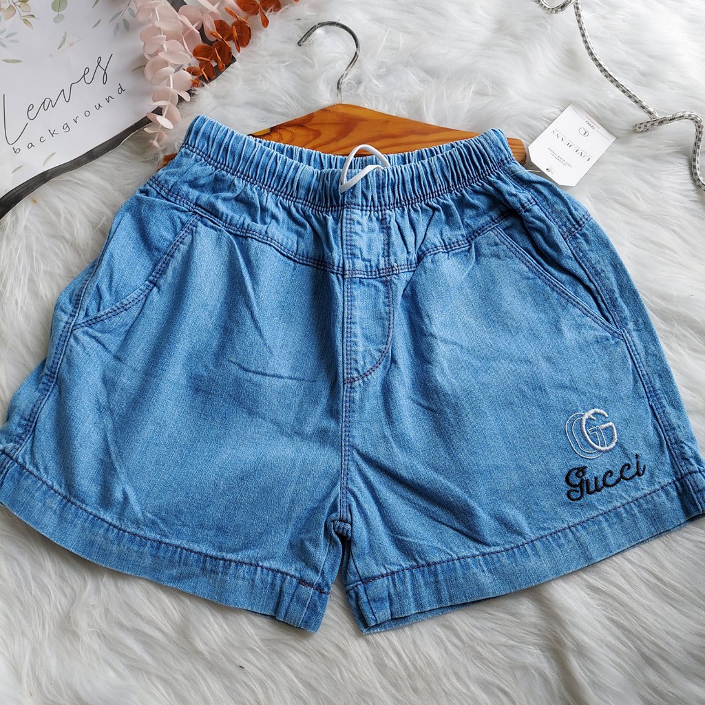 Quần sort bò trơn, quần bò giấy lưng chun 2 túi xéo wash màu đẹp