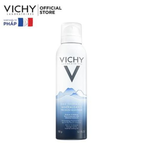 [NHẬP KHẨU 2021] Nước khoáng dưỡng da Vichy Mineralizing Thermal Water 150ml