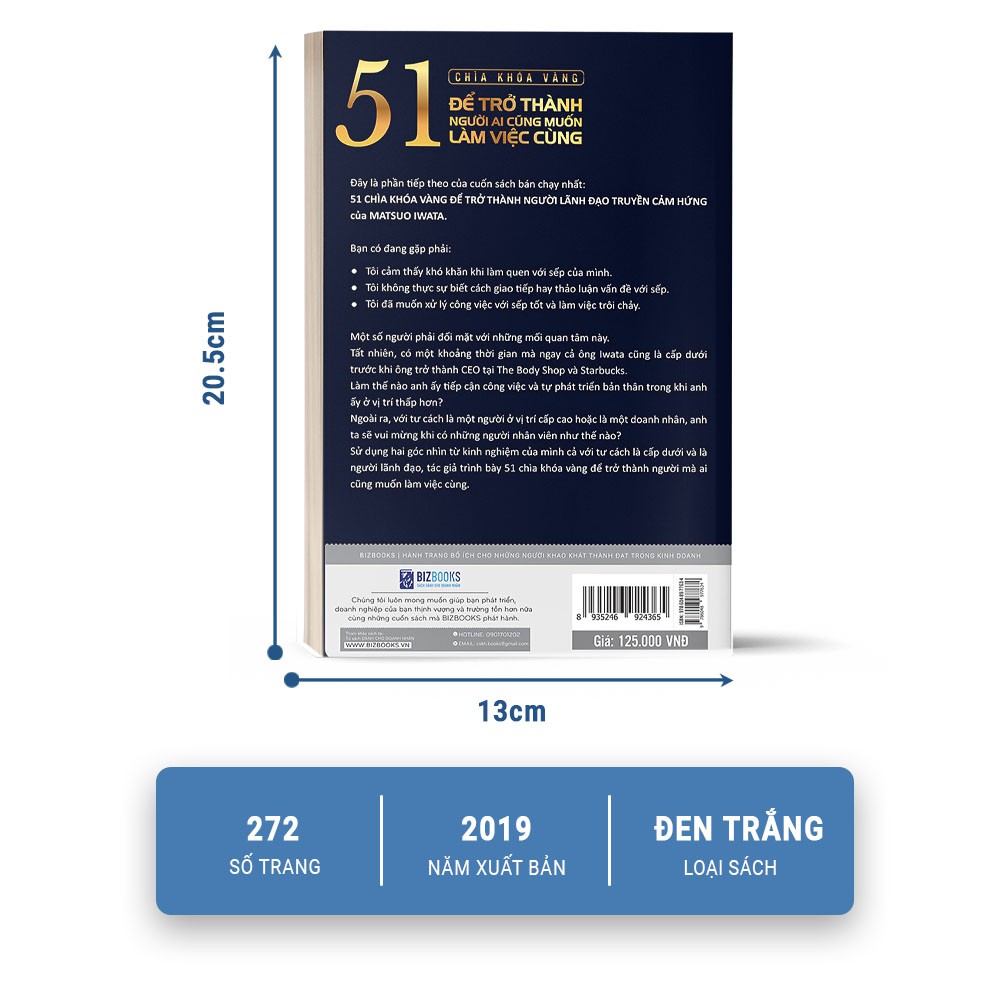 Sách 51 Chìa Khóa Vàng Để Trở Thành Người Ai Cũng Muốn Làm Việc Cùng BizBooks