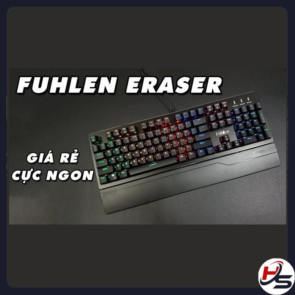 BÀN PHÍM CƠ FUHLEN ERASER BLUE SWITCH LED RAINBOW HS-Computer