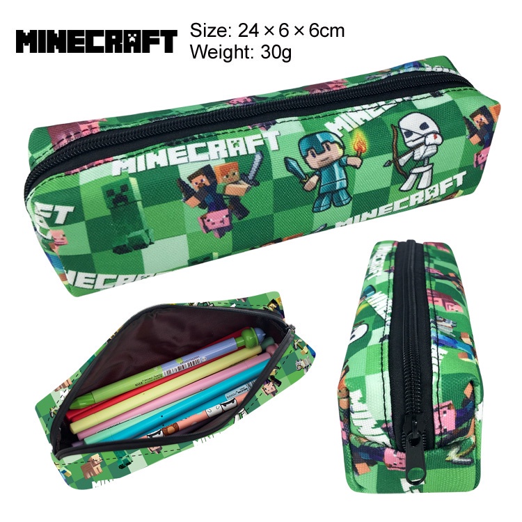 Túi Đựng Bút Tạo Hình minecraft 24 * 6cm