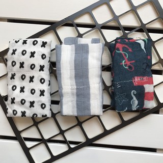 Set 3 Khăn Muslin Tree 6 Lớp
