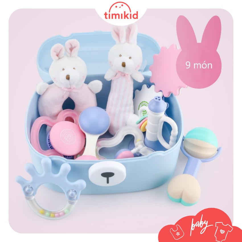 Set đồ chơi xúc xắc gặm nướu phát triển kỹ năng cơ bản cho bé thương hiệu Gorygeo Baby Hàn Quốc