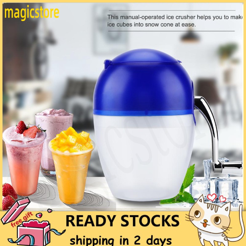 [Ready Stock] Magicstore Máy làm đá bào bằng tay tiện lợi