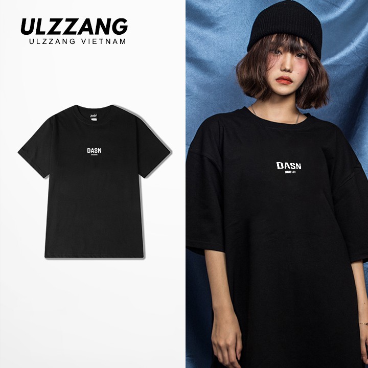 [Mã FAMALLT5 giảm 15% đơn 150k] Áo thun tay lỡ ULZZANG cotton dáng unisex form rộng in chữ dasn