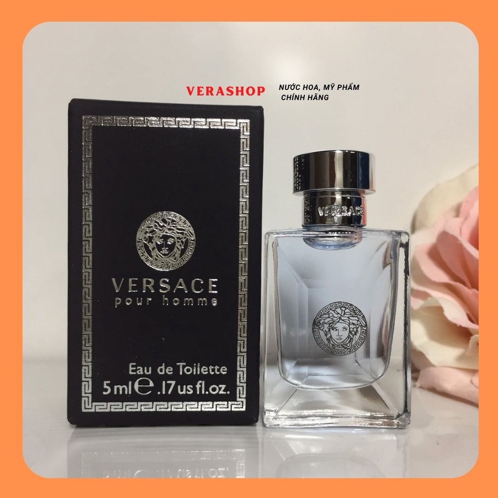  Nước hoa nam Versace Pour Homme 5ml chính hãng tươi mát nam tính lịch lãm