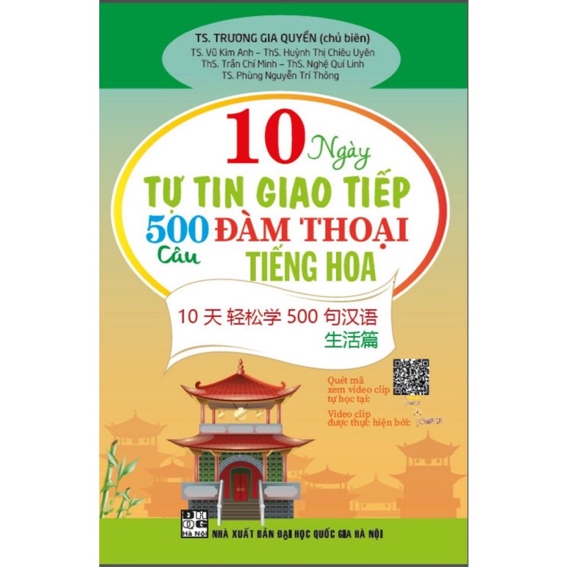 Sách - 10 Ngày Tự Tin Giao Tiếp 500 Câu Đàm Thoại Tiếng Hoa