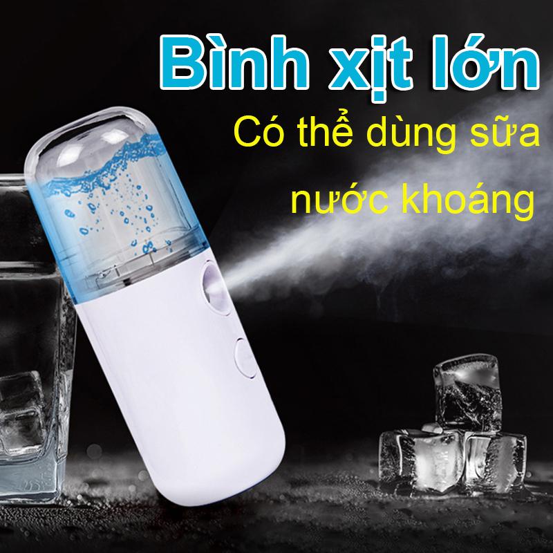 [HCM]Máy Phun Sương Tạo Ẩm thiết kế nhỏ gọn dễ dàng bỏ túi, cung cấp độ ẩm cho da cả ngày dài-[PW100001-01]