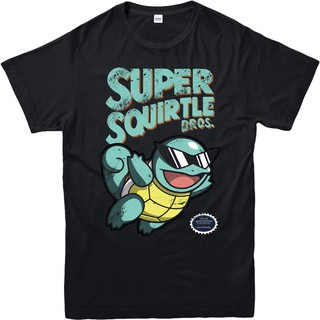 Áo thun ngắn tay in hình Pokemon Super Squirtle cho nam