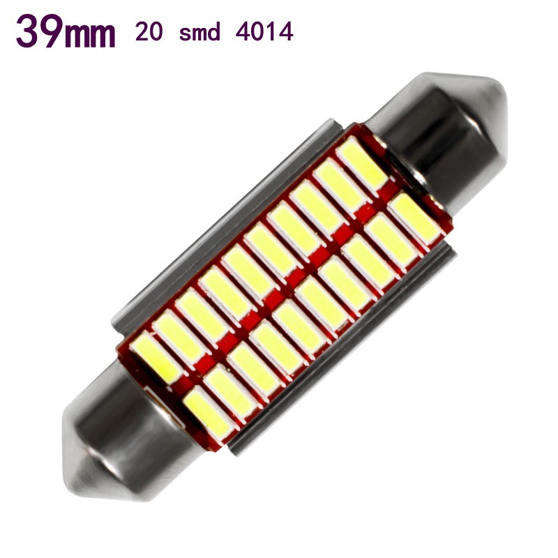 Đèn LED CANBUS chất lượng cao cho xe ô tô 31MM 36mm 39mm 42mm C5W C10W 4014 SMD