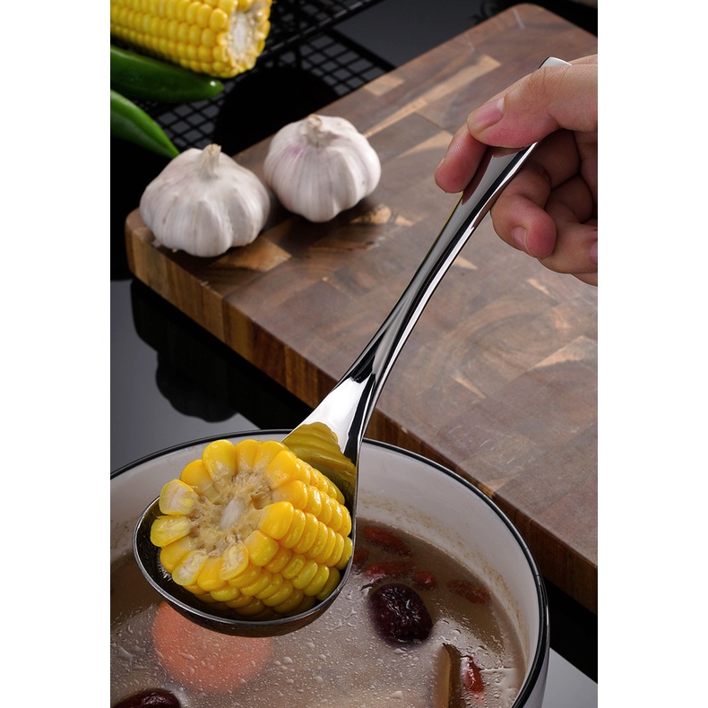 Vá Múc Canh Dày Dặn Bằng Thép Không Gỉ 304 Cao Cấp