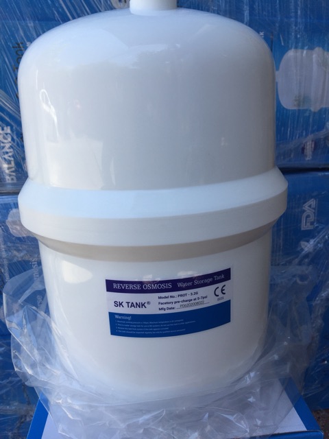 Bình áp máy lọc nước Ro .. loại 4.0 bình chứa 10L nước. loại 3.2 bình chứa 6L nước.