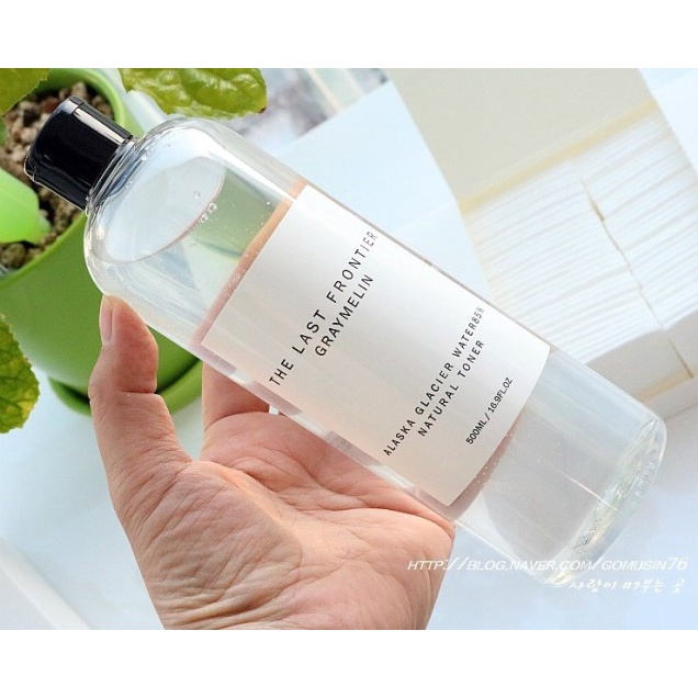 Nước Hoa Hồng Dưỡng Da The Last Frontier Graymelin Alaska Glacier Water 85% Natural Toner 500ml