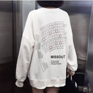 SWEATER KEYBOARD MISSOUT ( đã sold out rất lâu)