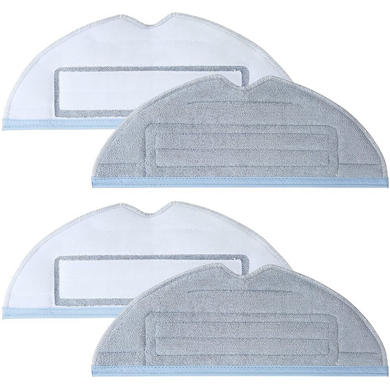 6 gói Miếng lau thay thế chân không cho phụ kiện Roborock S7 S7 &quot; T7S Plus Tấm mềm sợi nhỏ ướt có thể tái sử dụng
