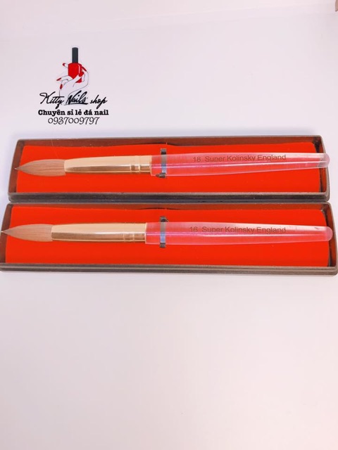 Combo cọ đắp cán trong + primer