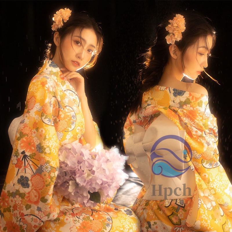 Áo Choàng Tắm Kiểu Kimono Cách Tân Phong Cách Nhật Bản