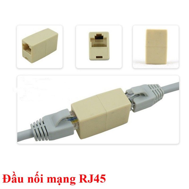 Đầu nối mạng Lan rj45 kết nối 2 dây ngắn thành 1 dây dài - mẫu mới VP - DNRJ451